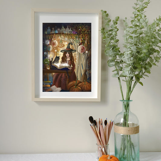 Affiche tirage d'art - L'antre de la sorcière