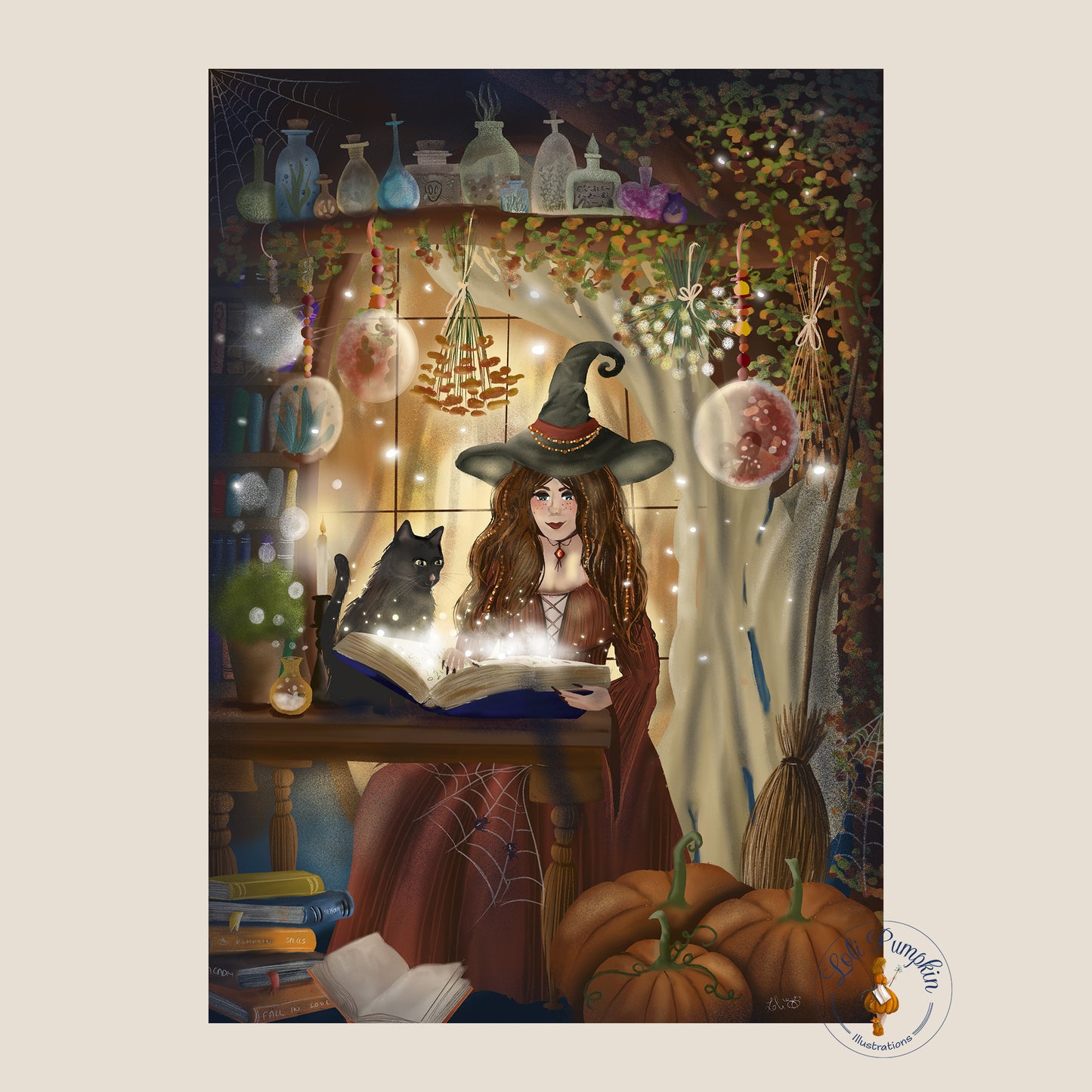 Affiche tirage d'art - L'antre de la sorcière