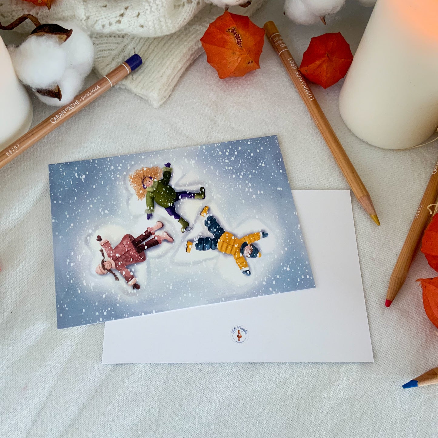 Carte - Anges des neiges