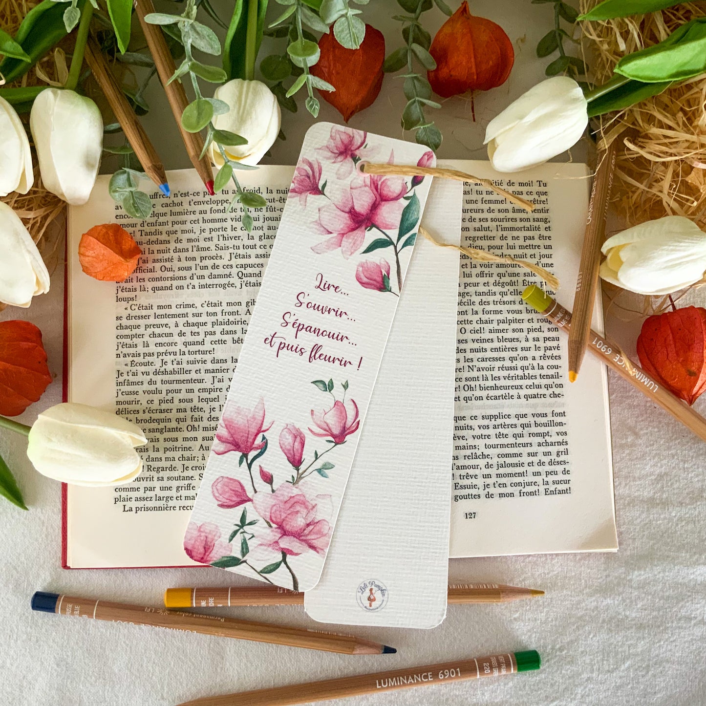 Marque-pages - Magnolia