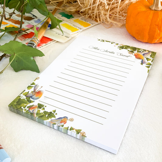 Bloc-notes - Jardin secret