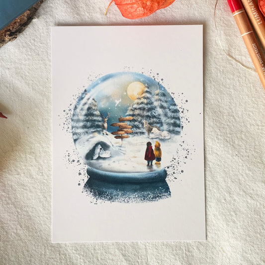 Carte - Boule à neige