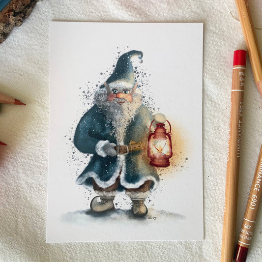 Carte - Elfe de Noël