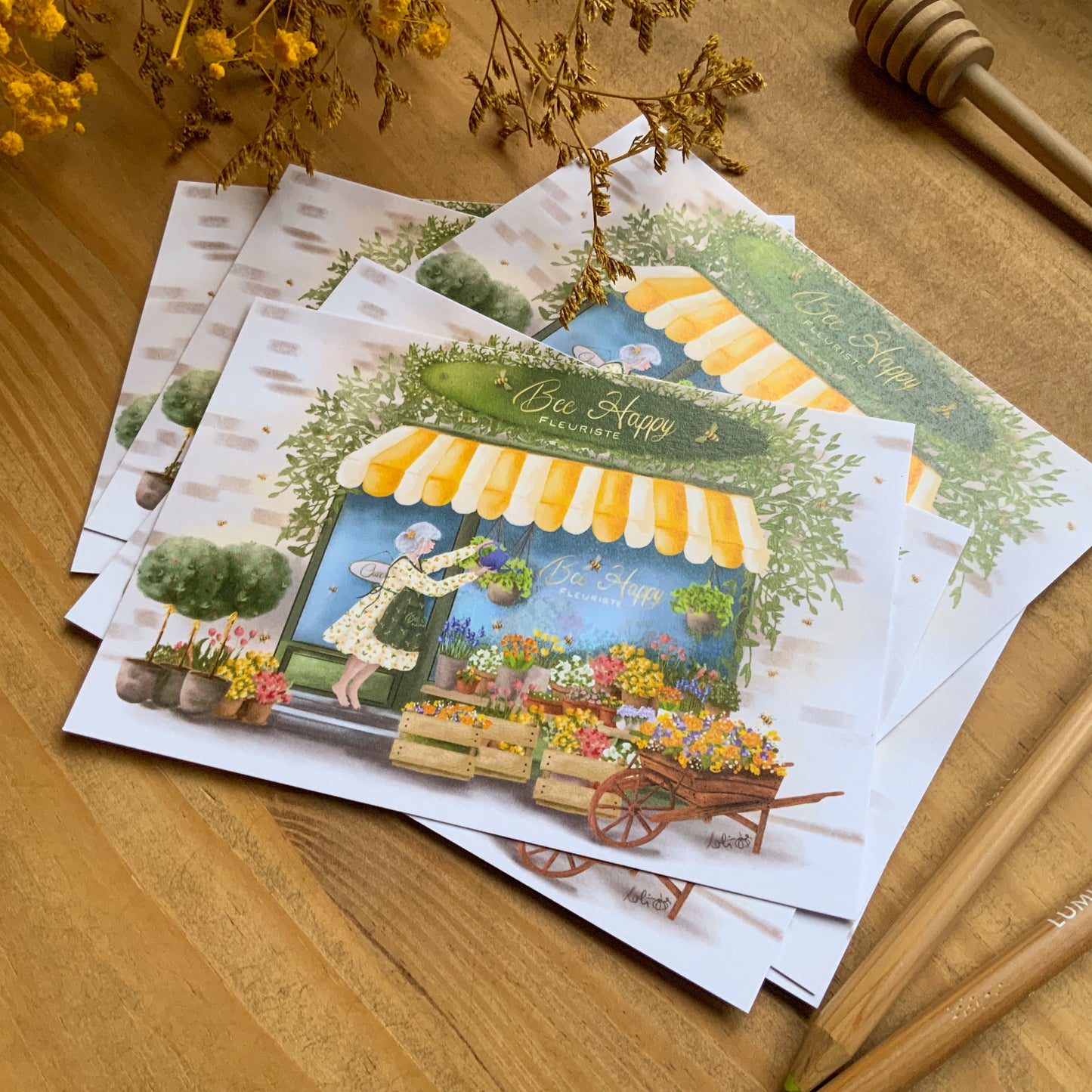 Carte - Fleuriste