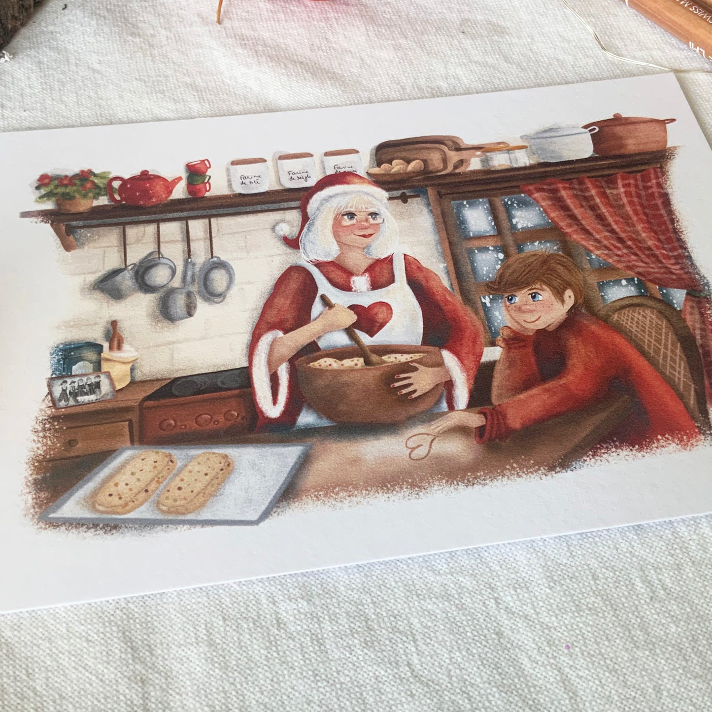 Carte - Dans la cuisine de la mère Noël