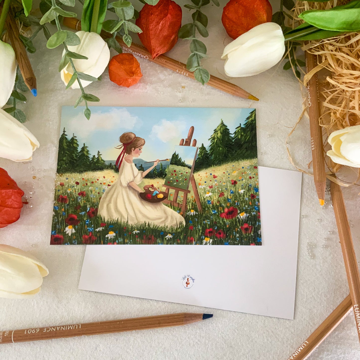Carte - Peinture champêtre