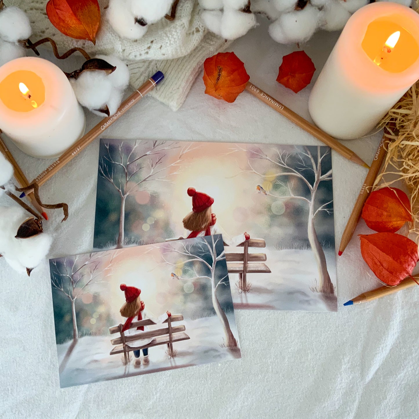 Carte - Sérénité hivernale