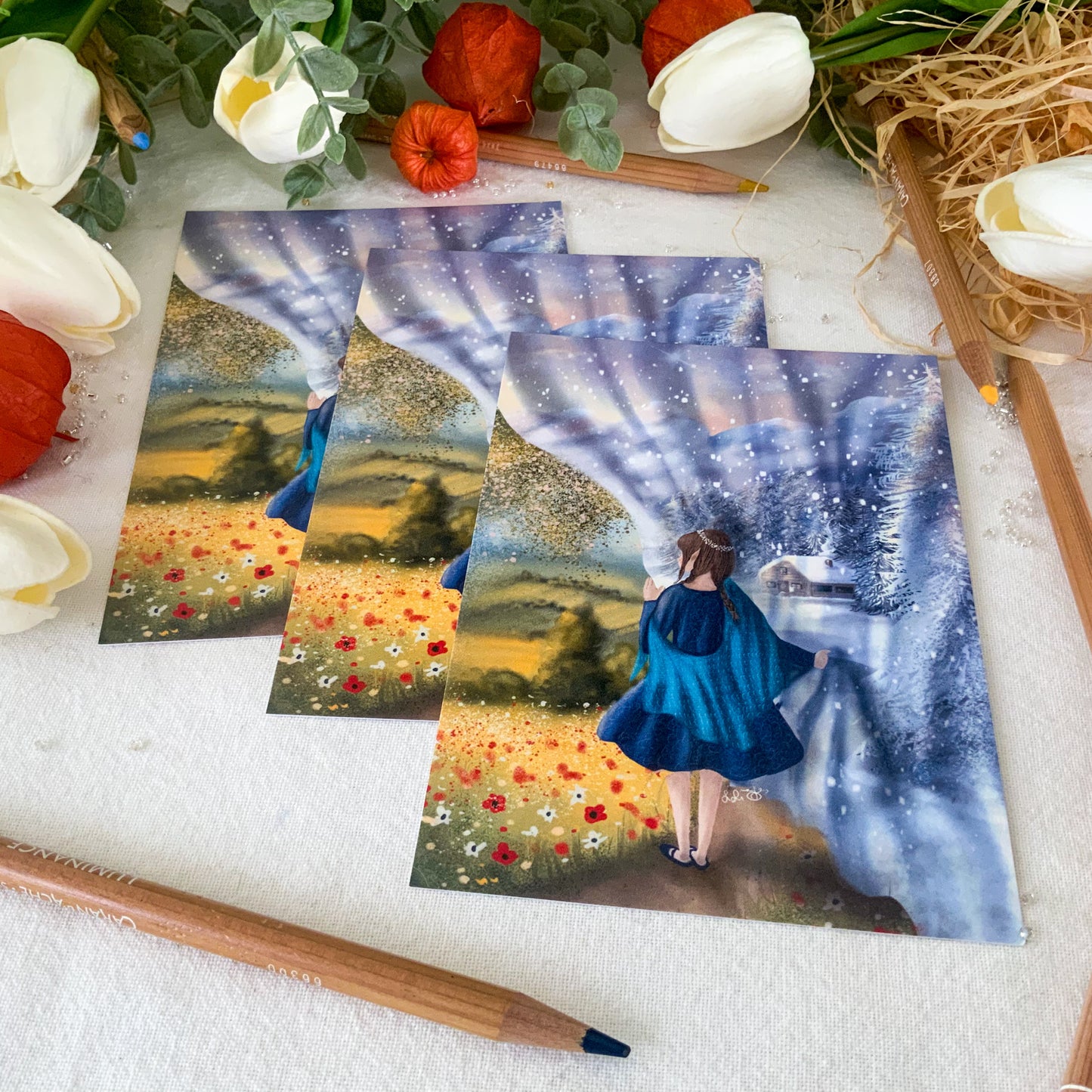 Carte - Voile printanier