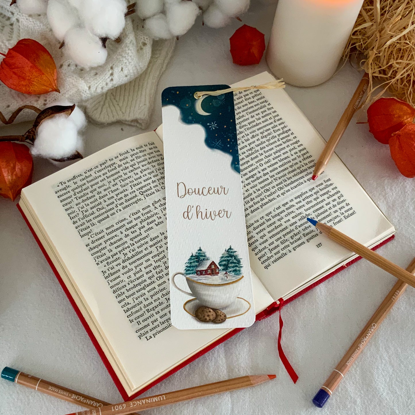 Marque-pages - Douceur hivernale