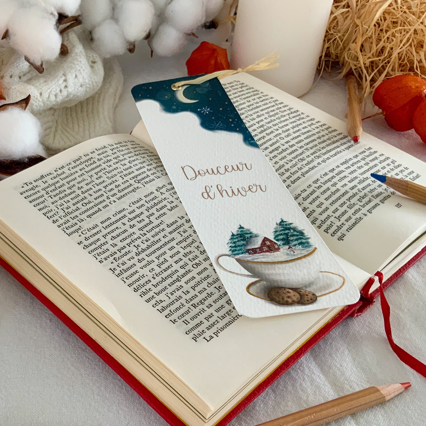 Marque-pages - Douceur hivernale