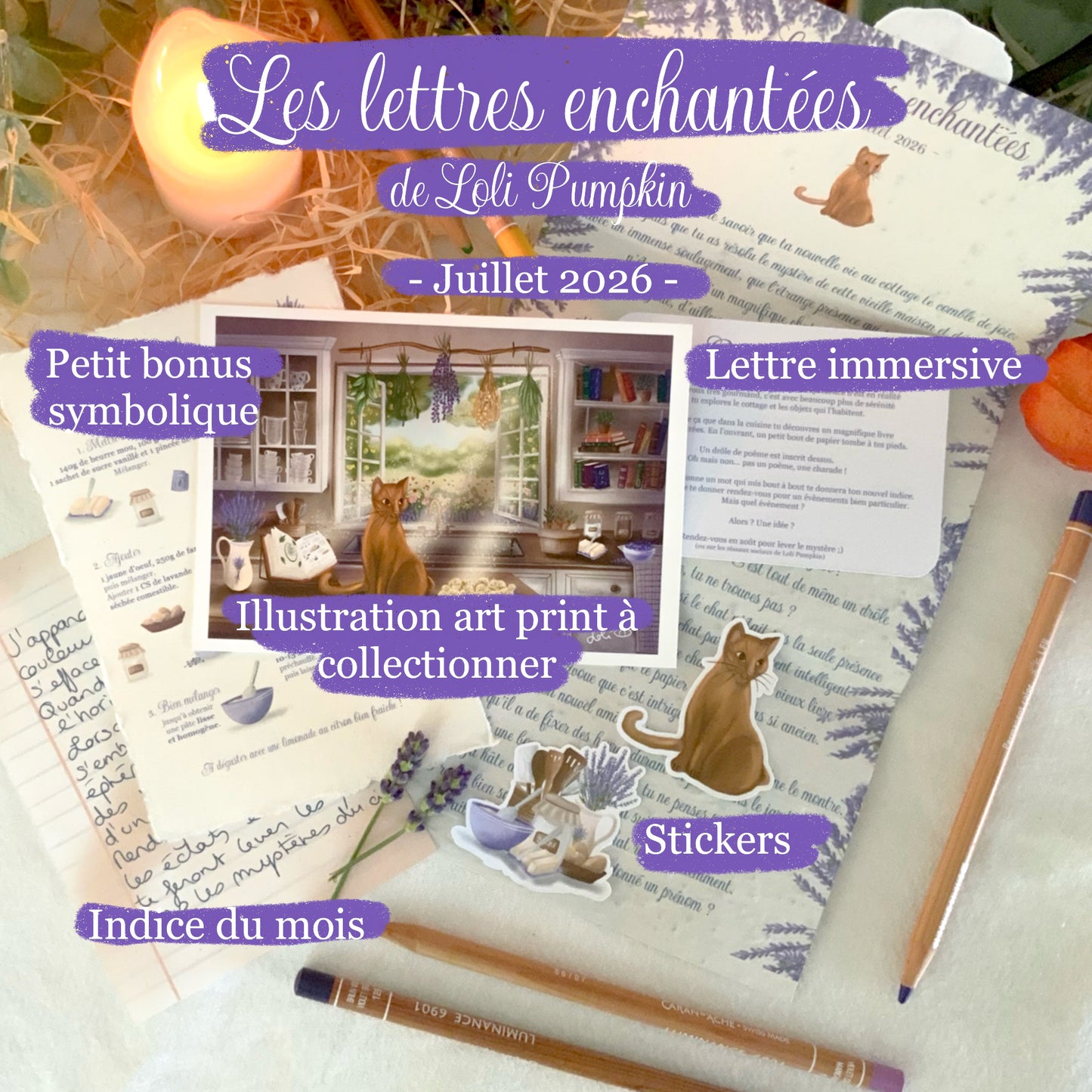 Lettre Enchantée - JUILLET (Hors abonnement)