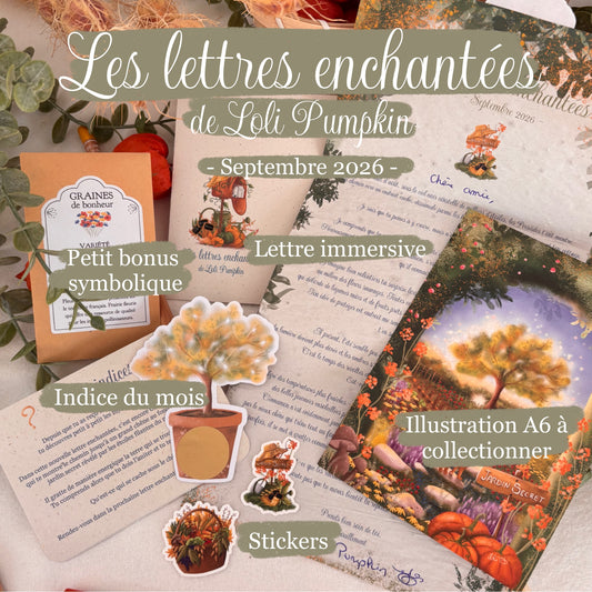 Lettre Enchantée - SEPTEMBRE (Hors abonnement)