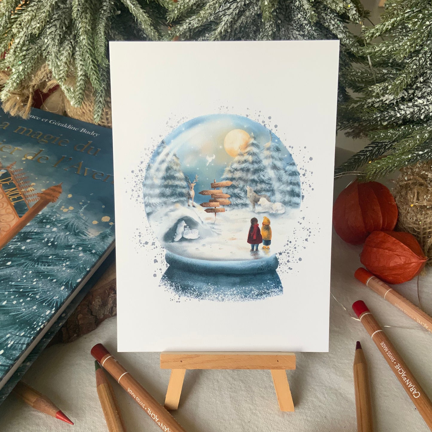 Carte - Boule à neige