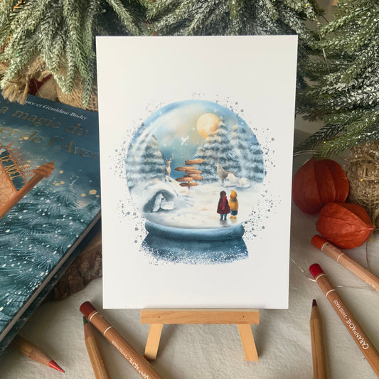 Carte - Boule à neige