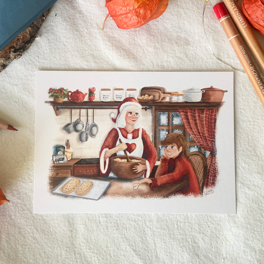 Carte - Dans la cuisine de la mère Noël