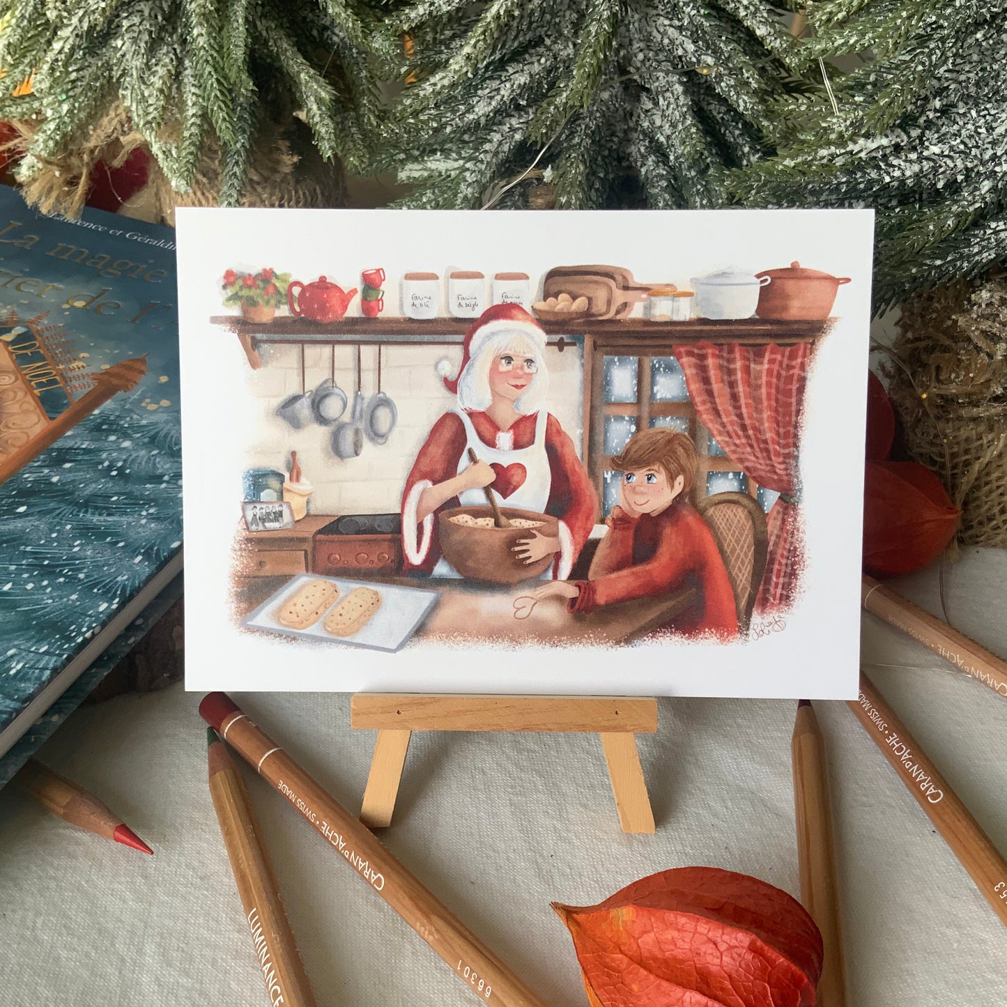 Carte - Dans la cuisine de la mère Noël