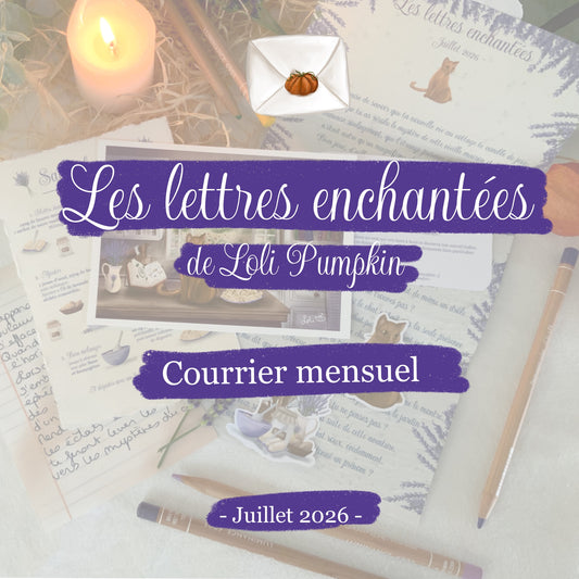 Les Lettres Enchantées de Loli Pumpkin - Courrier mensuel